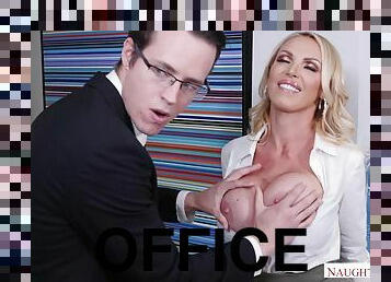 Nikki Benz Raunchy Office Crazy Sex
