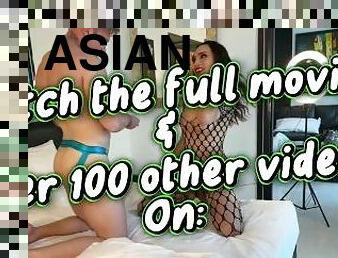 asiatisk, røv, store-patter, hundestilling, transvestit, anal, kæmpestor-pik, deepthroat, ladyboy, kyssende