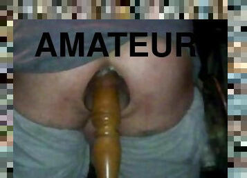 amateur, anal, juguete, gay, casero, a-solas