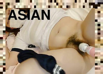 Lewd Asian Hairy Babe Amateur Hot Sex