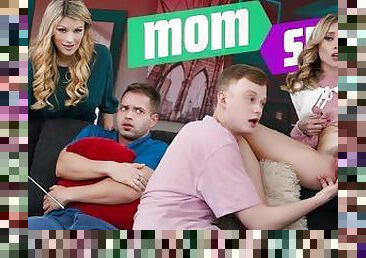 Step Moms Plot To Get Impregnated By Each Others Stepson In A Wild Orgy - MomSwap