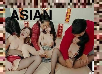 asiático, culo, tetas-grandes, adulterio, masturbación, orgía, coño-pussy, esposa, mamada, paja