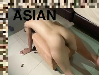 asiatisk, store-pupper, pappa, gammel, pussy, babes, tenåring, bdsm, slave, ludder