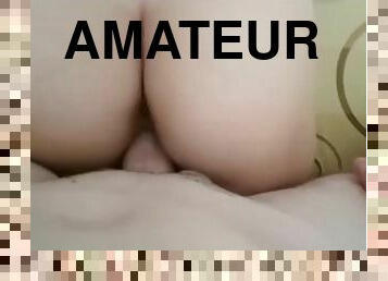 cul, amateur, ejaculation-sur-le-corps, dure