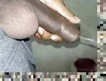 Indian pissing And Masturbation after pissing