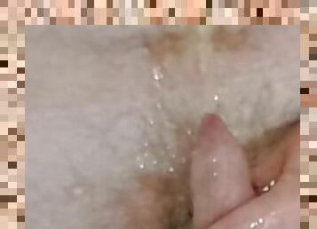 bañando, meando, amateur, gay, ducha, a-solas, blanca