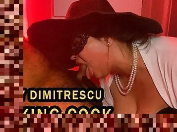 Lady Dimitrescu Sucking Cock Until She Swallows Cum - Resident Evil 8 Cosplay - TittyFuckAdventure