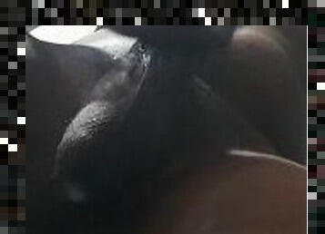 Ghanaian bbc teen stroking and moaning orgasm (almost caught jerking off )