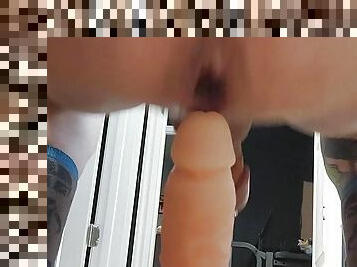 onani, amatør, anal, legetøj, bøsse, amerikansk, ridning, dildo, solo, hvid