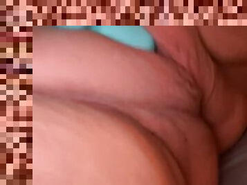 masturbación, orgasmo, coño-pussy, squirting, amateur, maduro, juguete, regordeta, bragas, a-solas