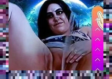 Space girl squirting