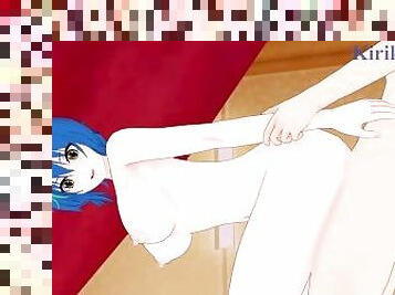 Xenovia Quarta and I have intense sex in the bedroom. - High School DxD Hentai