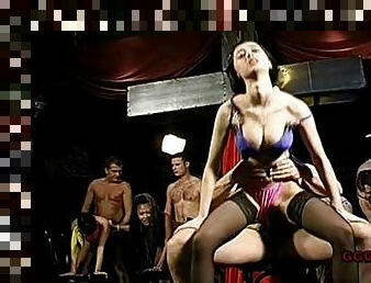 babe, blasen, beule-schuss, schwer, deutsch, weinlese, klassiker, gangbang, gruppensex, bukkake