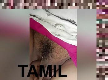 Tamil Aunty Gives A Handjob To Hear Hubby And Touches And Playswith Hot Nipples And Dick