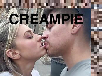 First Creampie in Barcelona