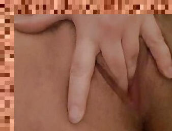 mastrubacija, muca, amaterski, fingering, solo