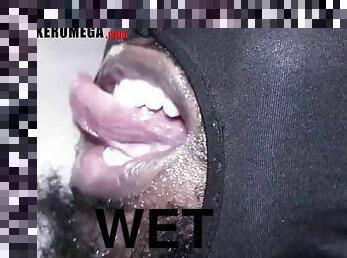 Wet Tongue Fetish