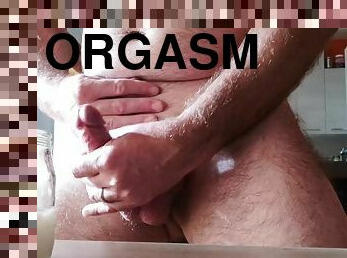 Cici77 after 43 minutes of masturbation and 4 orgasms makes Pedro cum with a good load of white sperm!