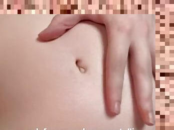 Close Up Of My Pregnant Belly Button..