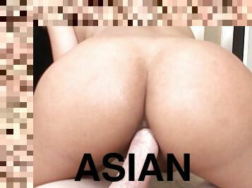 asiatisk, anal, avsugning, milf, pov, perfekt, cowgirl, brunett, kuk, string