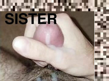 kæmpestor, onani, orgasme, amatør, anal, udløsning, teenager, sperm, søster, dildo