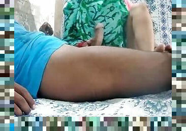Indian young man sex old lady