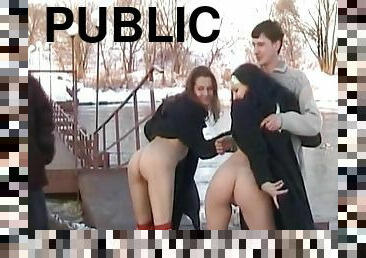 Girls gone nasty in public