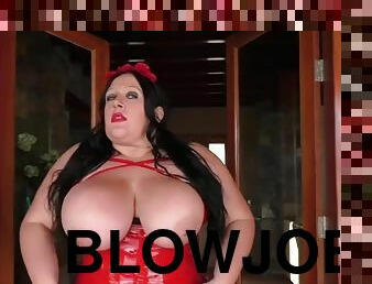 Blowjob lady red bitch
