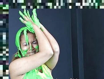 Trina Slimed Cheerleader