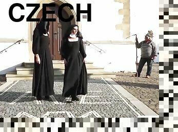Monster Alert! Cathlic nuns and monster - XCZECH.com