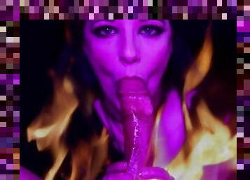 Blow Job FIRE Succubus Sucking - Demi