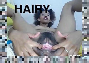 Hairy Pussy Gape - Sex Cam