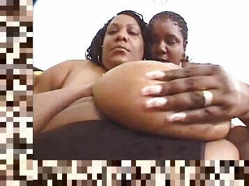 Fat black lesbians fool around