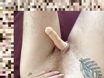 clitoris, imens-huge, masturbare-masturbation, orgasm, amatori, jucarie, masturbare, excitat, solo