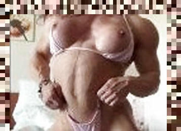 amateur, milf, maman, musclé, domination