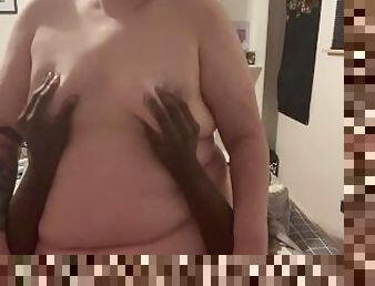 BBW Wife Rides Big Black Cock