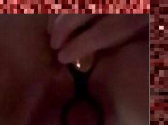 masturbación, amateur, anal, juguete, follando-fucking, a-solas, virgen, polla