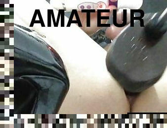 amatør, anal, legetøj, knepning-fucking, britisk, maskiner, dildo, solo