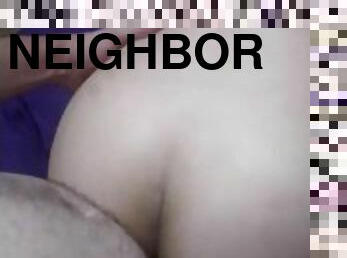 My neighbor lets me do her first anal (vecina me deja hacerle el primer anal)