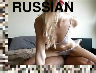 russisk, amatør, anal, babes, creampie, blond, knulling-fucking, rumpe-butt, rumpe-knulling, røff