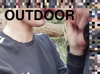 Outdoor Meet A Stranger In The Woods To Suck And Fuck His Big Dick Litclit69