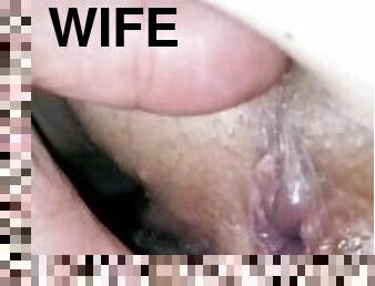 Wife shows her holes. ??????? ???? ??????? ??????.