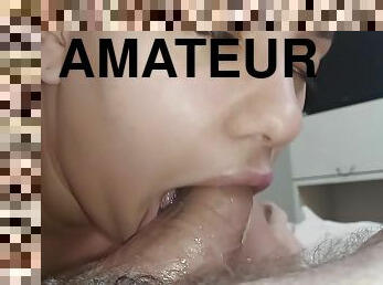 masturbation, fitta-pussy, amatör, milf, deepthroat, brunett, kuk