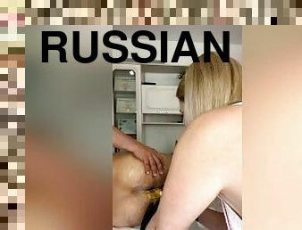 Brazilian Wax, Russian Mistress Depilation SugarNadya shows the correct execution of the procedure
