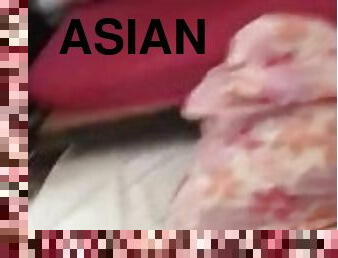 asiatisk, pappa, masturbation, cumshot, gay, avrunkning, sprut, ensam, farsan, muskulös