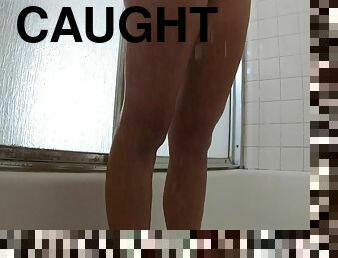 *** caught with hidden cam in shower