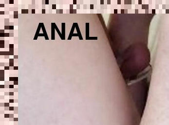 [Short Clip] Chastity Anal Dildo Ride in the Shower #1