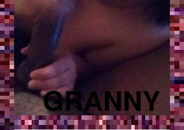 Granny sucking my BBC
