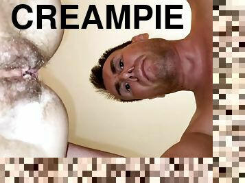 Creampie for cuckold