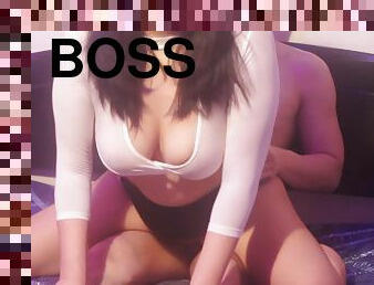 Pinay Secretary Sucks And Fucks Boss